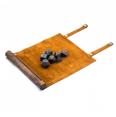 Zwijana mata z pojemnikiem na kości - brązowa - Black Monk: Gry Fabularne (RPG)!