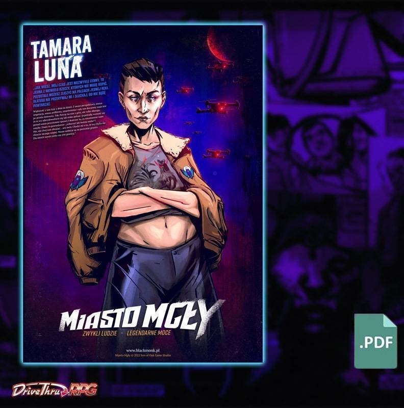Miasto Mgły: Tamara Luna - karta postaci