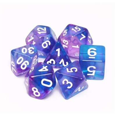 Zestaw Kości - Tęczowe - Pomysł Irmy - Black Monk: Gry Fabularne (RPG)!