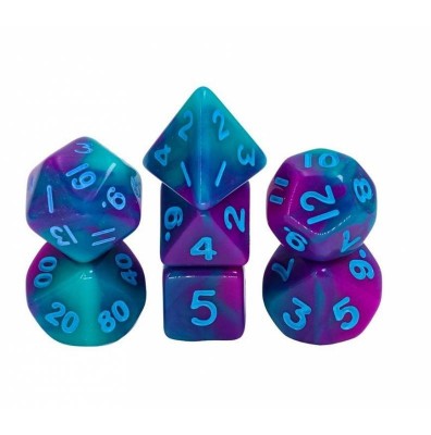 Zestaw Kości - MINI- Dystopijne Miniopolis - Black Monk: Gry Fabularne (RPG)!