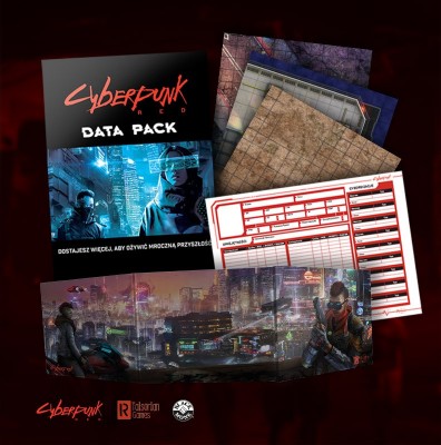 Cyberpunk RED: DataPack i Ekran Mistrza Gry - Black Monk: Gry Fabularne (RPG)!