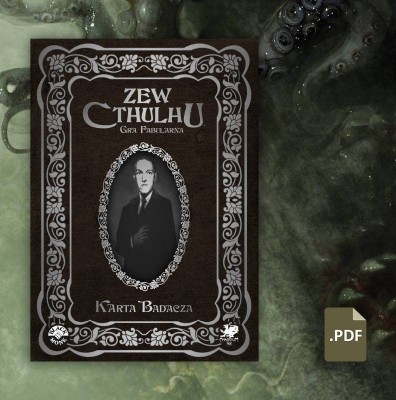 Zew Cthulhu: Karta Badacza 1890 | Black Monk: Gry fabularne (RPG)!