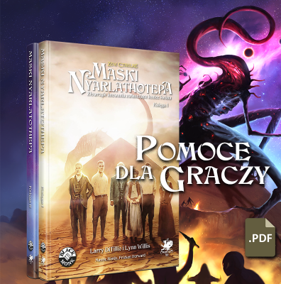 PDF Zew Cthulhu: Maski Nyarlathotepa - Materiały do scenariuszy | Black Monk: Gry fabularne (RPG)!