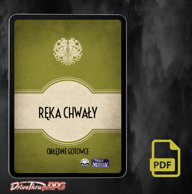 Zew Cthulhu: Obłędne gotowce: Ręka chwały  - Black Monk: gry fabularne (RPG)!