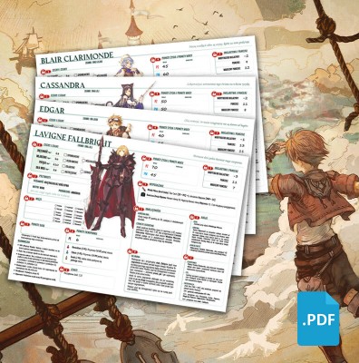 Fabula Ultima - Gotowe Postaci | Black Monk: gry fabularne (RPG)!