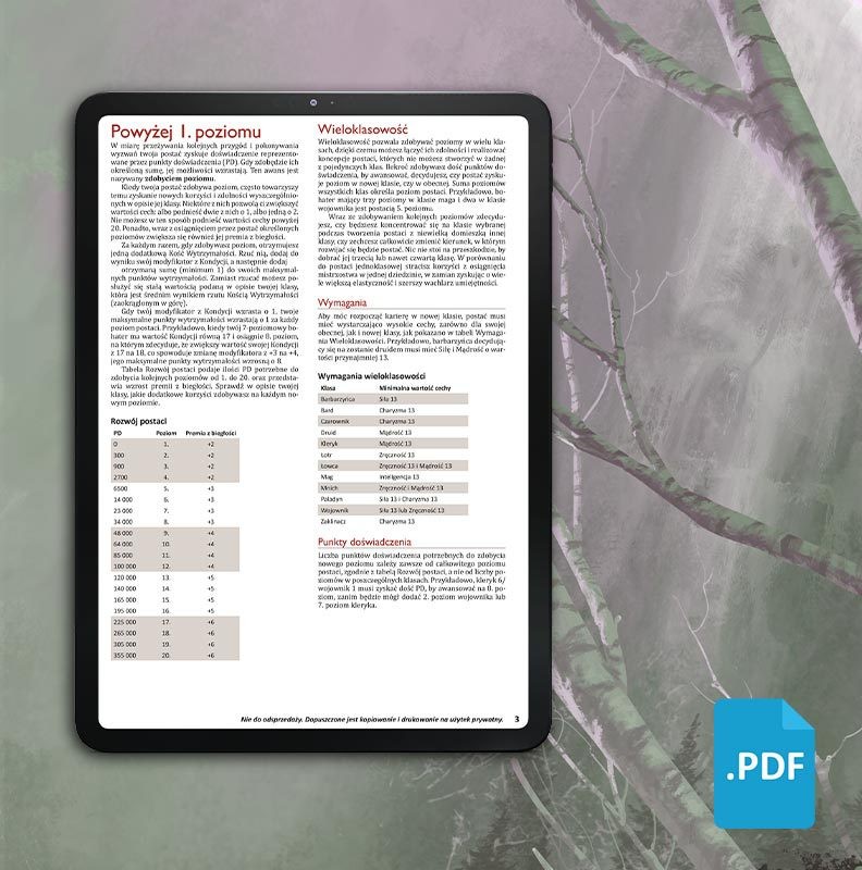 PDF Wyciąg z zasad SRD 5.1 - Dungeons and Dragons 5e