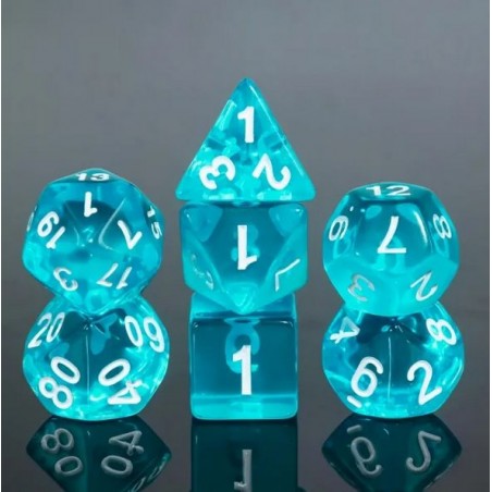 Zestaw Kości - Kryształowe - Spojrzenie Upiora - Black Monk: Gry Fabularne (RPG)!