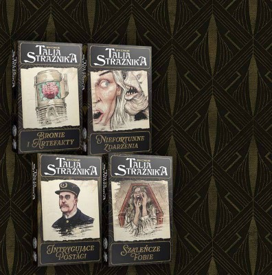 Zew Cthulhu: Zestaw 4 Talie Strażnika  - Black Monk: gry fabularne (RPG)!