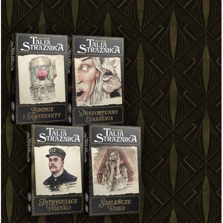 Zew Cthulhu: Zestaw 4 Talie Strażnika  - Black Monk: gry fabularne (RPG)!