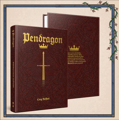 Pendragon: Podręcznik gracza - Edycja Ekskluzywna + PDF  - Black Monk: gry fabularne (RPG)!