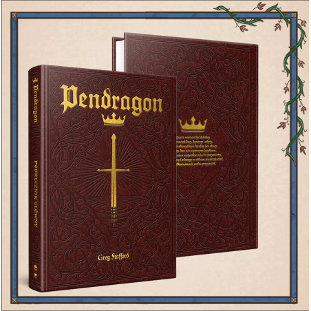 Pendragon: Podręcznik gracza - Edycja Ekskluzywna + PDF  - Black Monk: gry fabularne (RPG)!