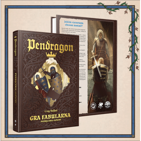 Pendragon: Podręcznik gracza + PDF  - Black Monk: gry fabularne (RPG)!