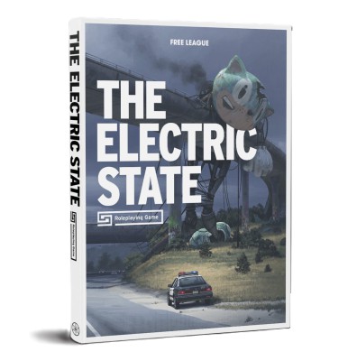 The Electric State - Core Rulebook - Black Monk: Gry Fabularne (RPG)!