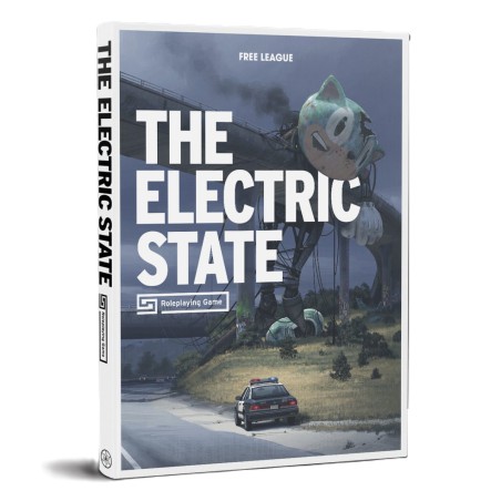 The Electric State - Core Rulebook - Black Monk: Gry Fabularne (RPG)!