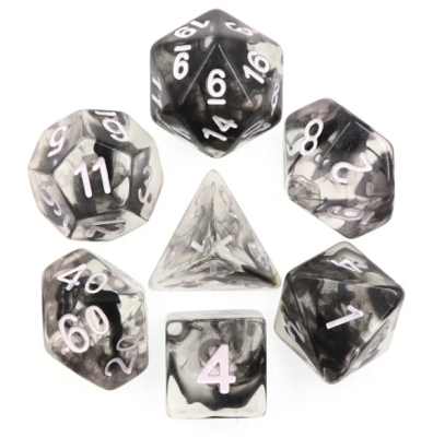 Zestaw Kości - Abyss - Dym w Krysztale - Black Monk: Gry Fabularne (RPG)!