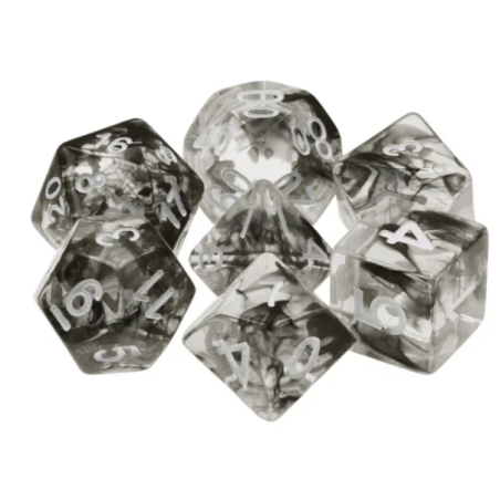 Zestaw Kości - Abyss - Dym w Krysztale - Black Monk: Gry Fabularne (RPG)!