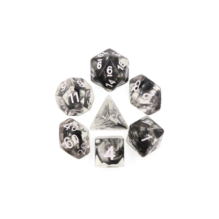 Zestaw Kości - Abyss - Dym w Krysztale - Black Monk: Gry Fabularne (RPG)!