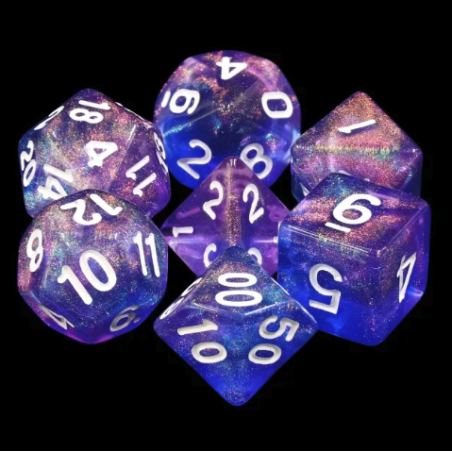 Zestaw Kości - Galaktyczne - Głębia Galaktyki - Black Monk: Gry Fabularne (RPG)!