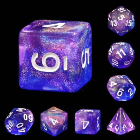 Zestaw Kości - Galaktyczne - Głębia Galaktyki - Black Monk: Gry Fabularne (RPG)!