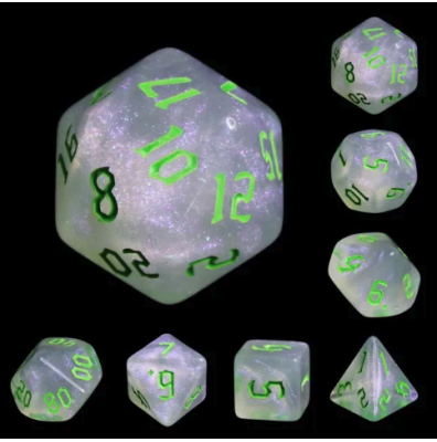 Zestaw Kości - Galaktyczne - Perłowa Tajemnica | Black Monk: Gry fabularne (RPG)!