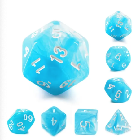 Zestaw Kości - Abyss - Mroźny Świt - Black Monk: Gry Fabularne (RPG)!