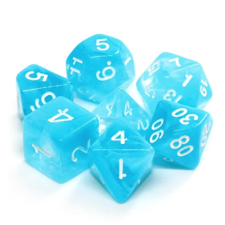 Zestaw Kości - Abyss - Mroźny Świt - Black Monk: Gry Fabularne (RPG)!