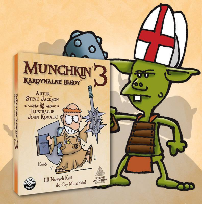 Munchkin 3: Kardynalne Błędy - Black Monk: imprezowe gry planszowe!