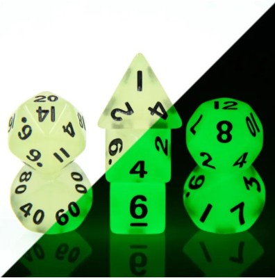 Zestaw Kości - MINI- Toksyczna Woda - Black Monk: Gry Fabularne (RPG)!