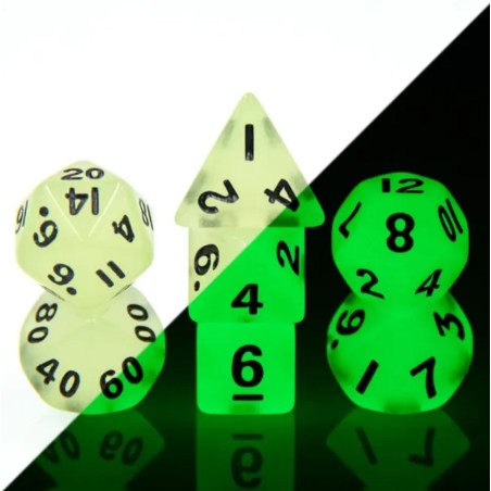 Zestaw Kości - MINI- Toksyczna Woda - Black Monk: Gry Fabularne (RPG)!