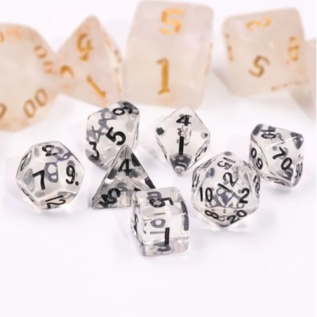 Zestaw Kości - MINI- Zwierciadło Duszy - Black Monk: Gry Fabularne (RPG)!