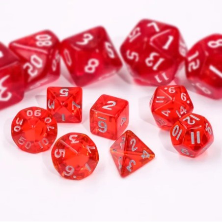 Zestaw Kości - MINI- Rubiny Południa - Black Monk: Gry Fabularne (RPG)!