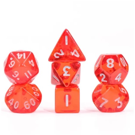 Zestaw Kości - MINI- Rubiny Południa - Black Monk: Gry Fabularne (RPG)!