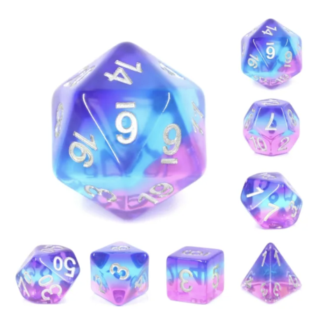 Zestaw Kości - Tęczowe - Raj dla Pszczół - Black Monk: Gry Fabularne (RPG)!