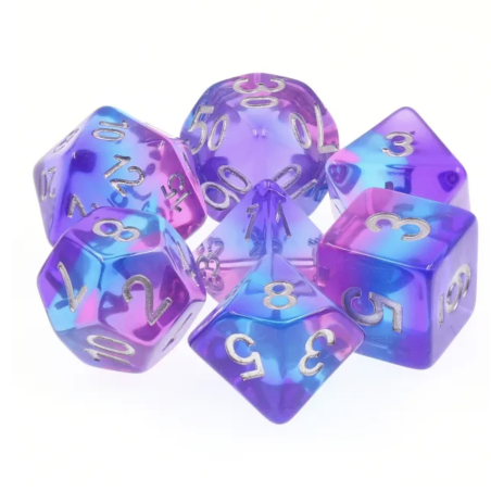 Zestaw Kości - Tęczowe - Raj dla Pszczół - Black Monk: Gry Fabularne (RPG)!