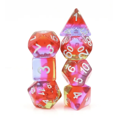 Zestaw Kości - Tęczowe - Jagody Szybkości - Black Monk: Gry Fabularne (RPG)!