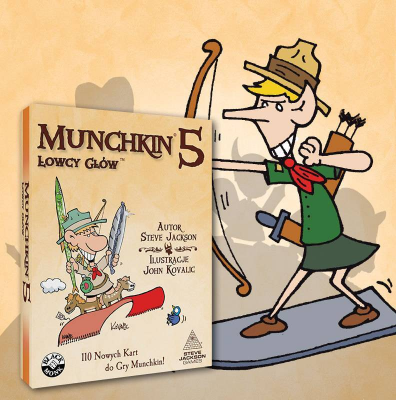 Munchkin 5: Łowcy Głów - Black Monk: imprezowe gry planszowe!