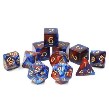 Zestaw Kości - Dungeons & Dragons - Zwój Długiej Historii Postaci - Black Monk: Gry Fabularne (RPG)!