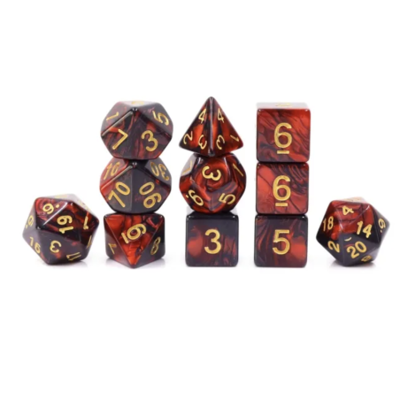 Zestaw Kości - Dungeons & Dragons - Czar Losowego Chaosu - Black Monk: Gry Fabularne (RPG)!