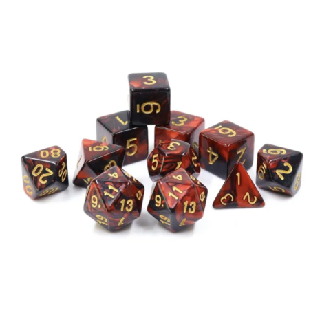 Zestaw Kości - Dungeons & Dragons - Czar Losowego Chaosu - Black Monk: Gry Fabularne (RPG)!