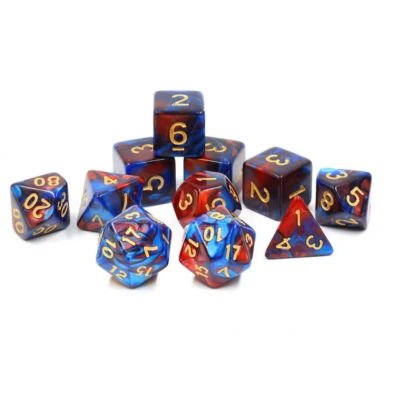 Zestaw Kości - Dungeons & Dragons - Zwój Długiej Historii Postaci - Black Monk: Gry Fabularne (RPG)!