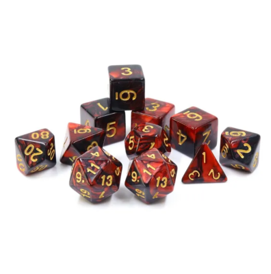 Zestaw Kości - Dungeons & Dragons - Czar Losowego Chaosu - Black Monk: Gry Fabularne (RPG)!