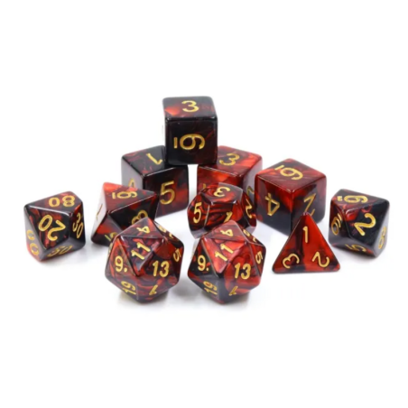 Zestaw Kości - Dungeons & Dragons - Czar Losowego Chaosu - Black Monk: Gry Fabularne (RPG)!