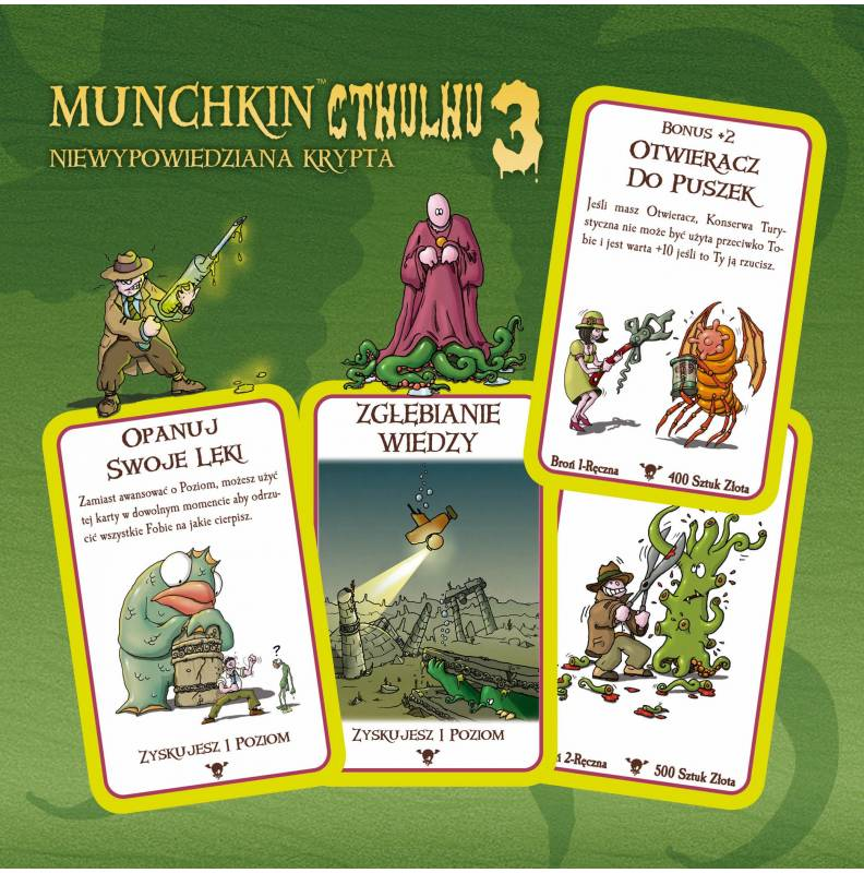 Munchkin Cthulhu 3 - Niewypowiedziana Krypta