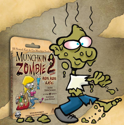 Munchkin Zombie 2 - Kosi, Kosi Łapci - Black Monk: imprezowe gry planszowe!