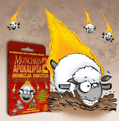 Munchkin Apokalipsa 2: Inwazja Owcych - Black Monk: imprezowe gry planszowe!