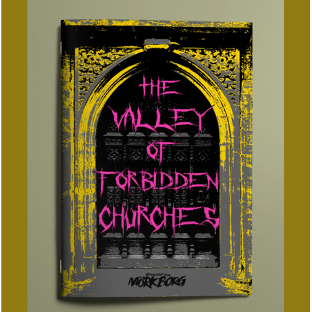 The Valley of Forbidden Churches | Mörk Borg Compatible