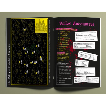 The Valley of Forbidden Churches | Mörk Borg Compatible