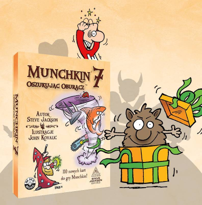 MUNCHKIN 7 - Oszukując Oburącz  - Black Monk: imprezowe gry planszowe!
