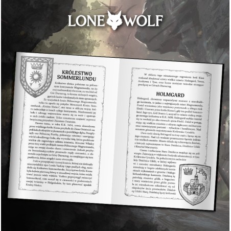 Lone Wolf 1: Ucieczka z mroku - Księga I serii Kai | Black Monk Games