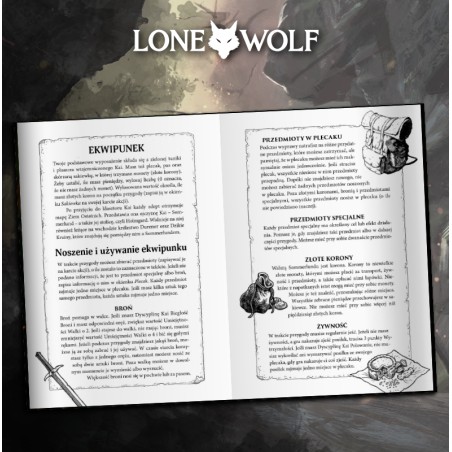 Lone Wolf 1: Ucieczka z mroku - Księga I serii Kai | Black Monk Games
